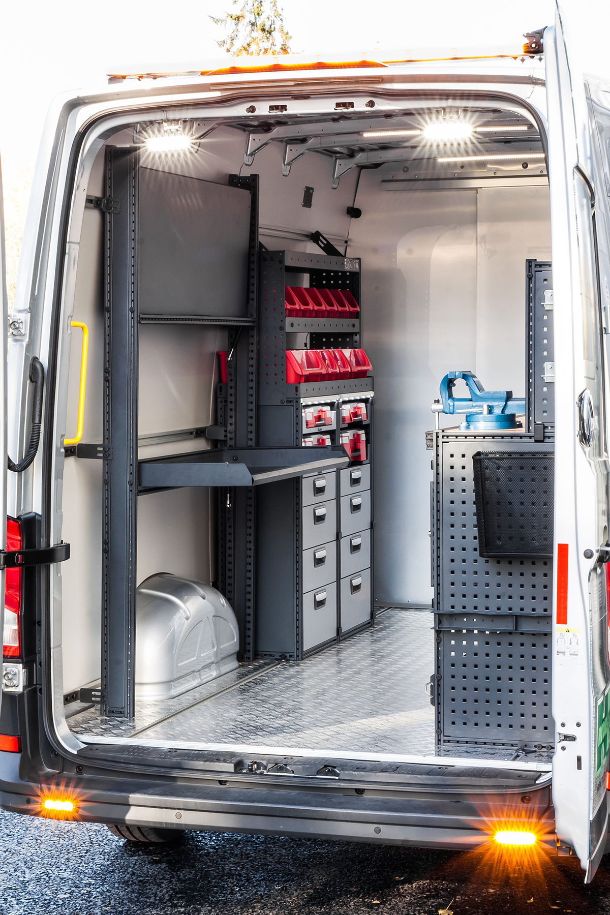 Citroen nemo van online racking