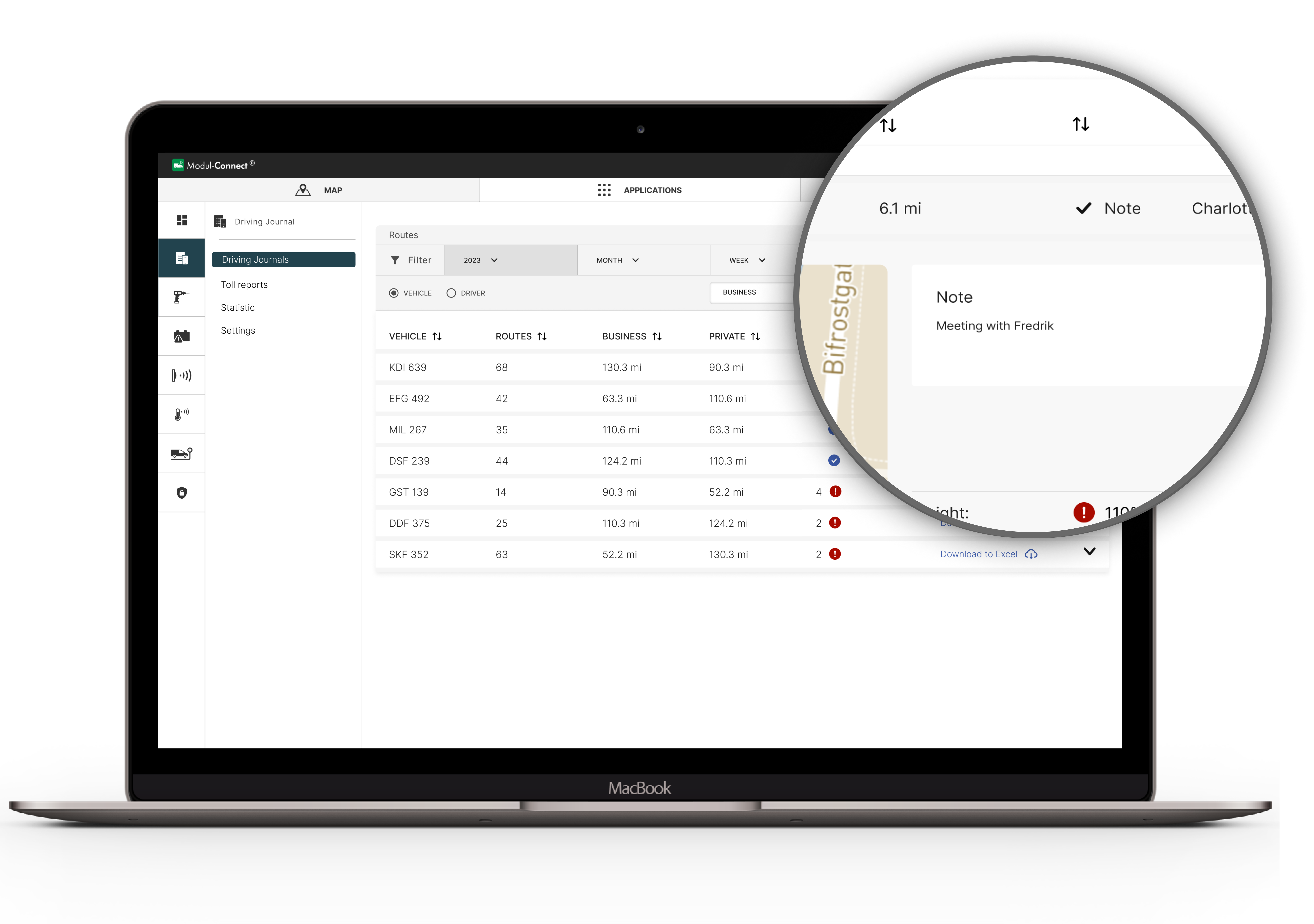 Modul connect alt text