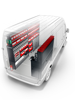 Mercedes sprinter racking system hot sale